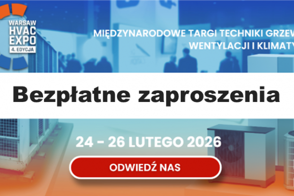 Bezpłatne zaproszenia na HVAC EXPO 2026
